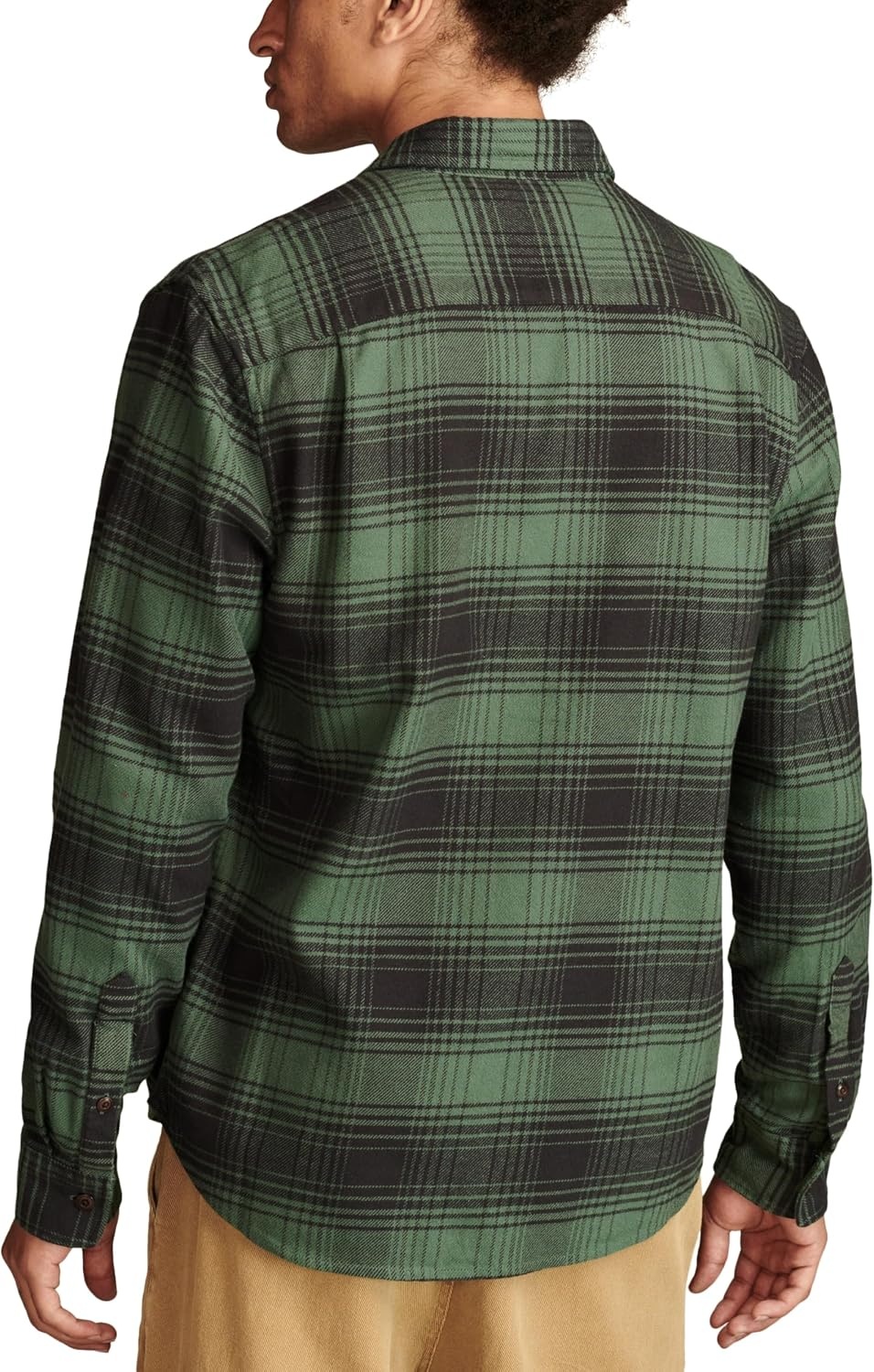 image:imageLucky Brand Mens Plaid Cloud Soft FlannelOlive Multi