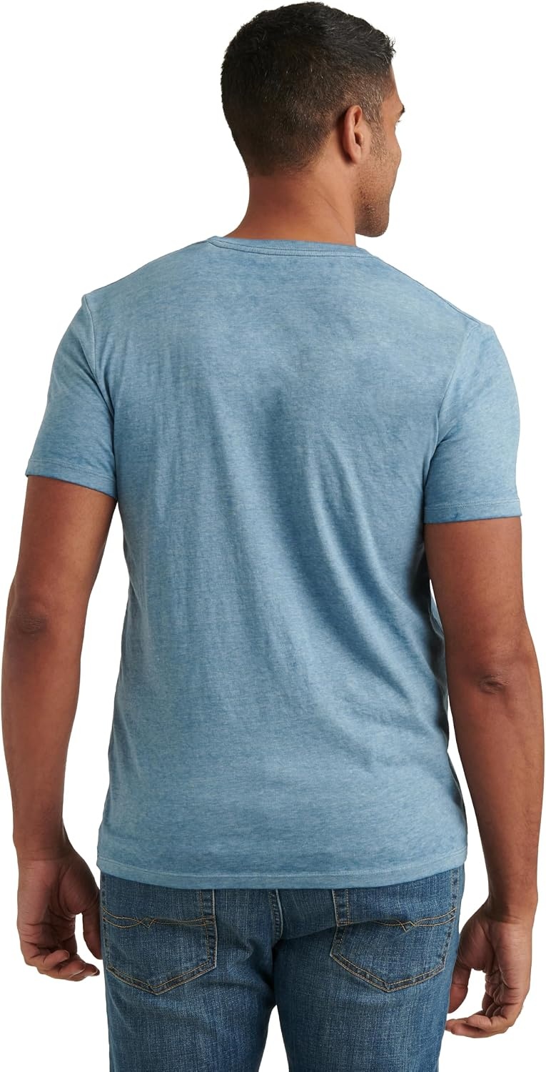 image:imageLucky Brand Mens Short Sleeve Crew Neck Coyote Rider TeeAllure
