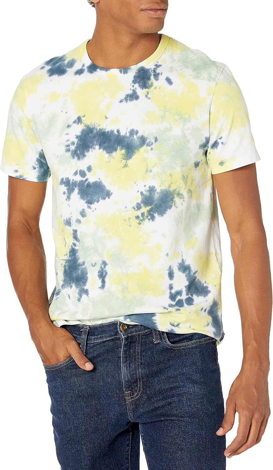 image:imageLucky Brand Mens Short Sleeve Crew Neck Tie Dye TeeMultiMultiMulti