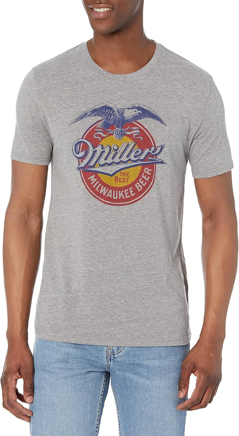image:imageLucky Brand Mens Short Sleeve Millers Graphic TshirtGrey