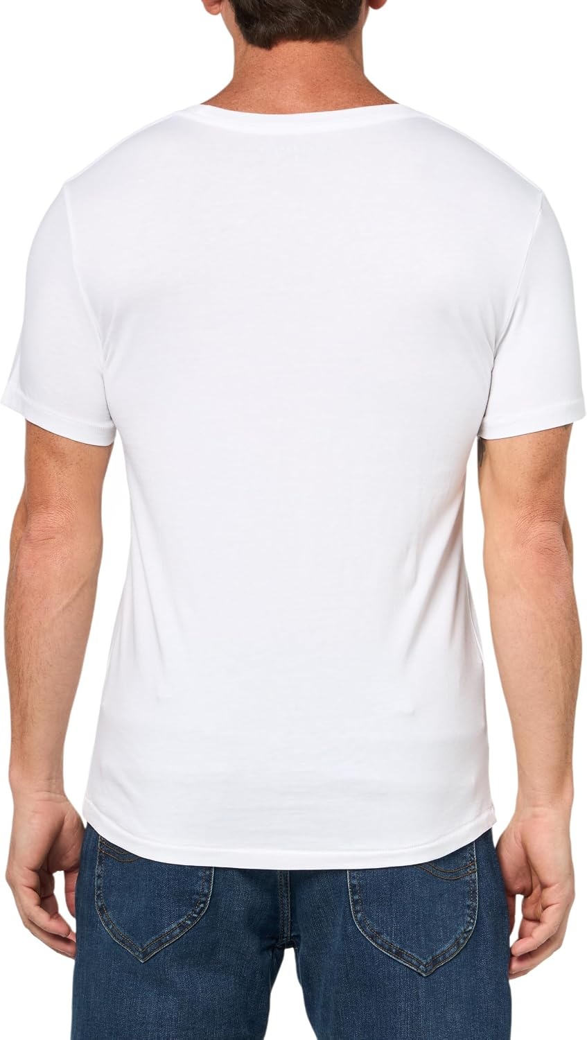 image:imageLucky Brand Mens Supima Short Sleeve CrewBright White