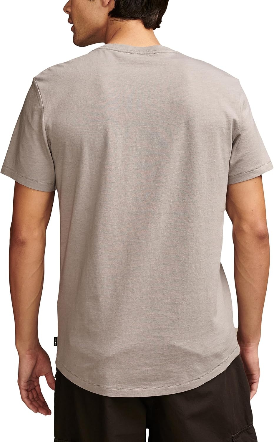 image:imageLucky Brand Mens Supima Short Sleeve CrewFrost Grey