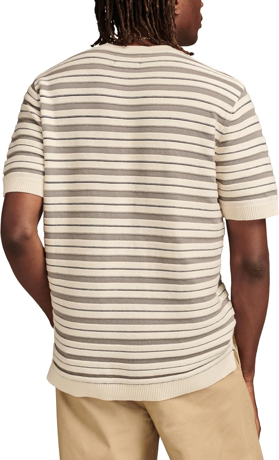 image:imageLucky Brand Mens Sweater TeeCadet Navy Multi Stripe