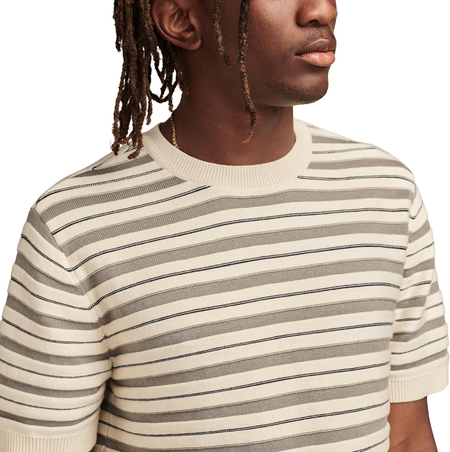 image:imageLucky Brand Mens Sweater TeeCadet Navy Multi Stripe