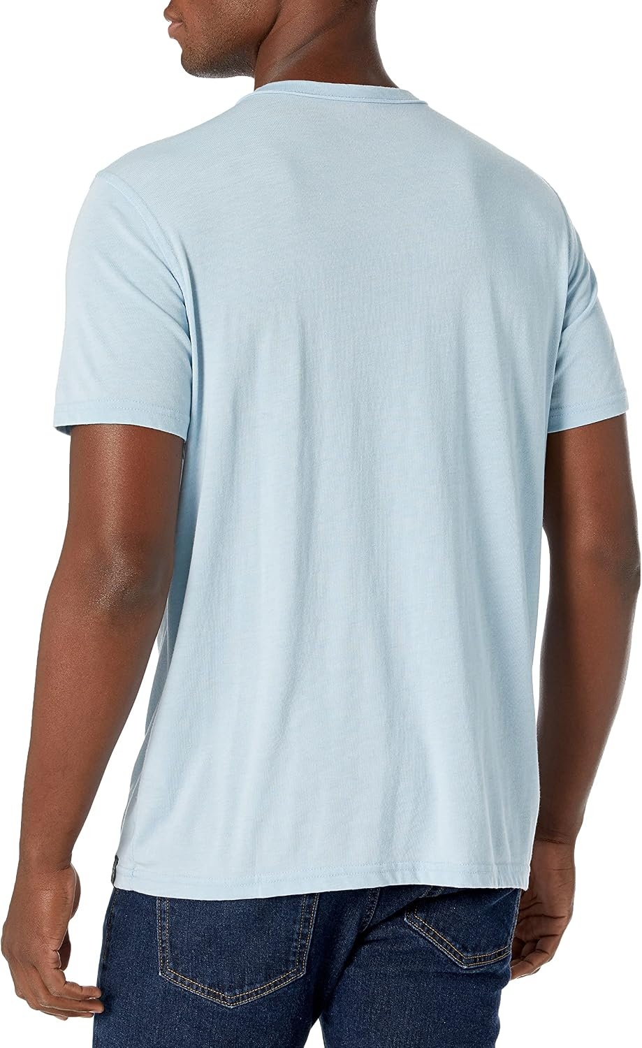 image:imageLucky Brand Mens Venice Burnout Notch Neck Tee ShirtBlue Bell