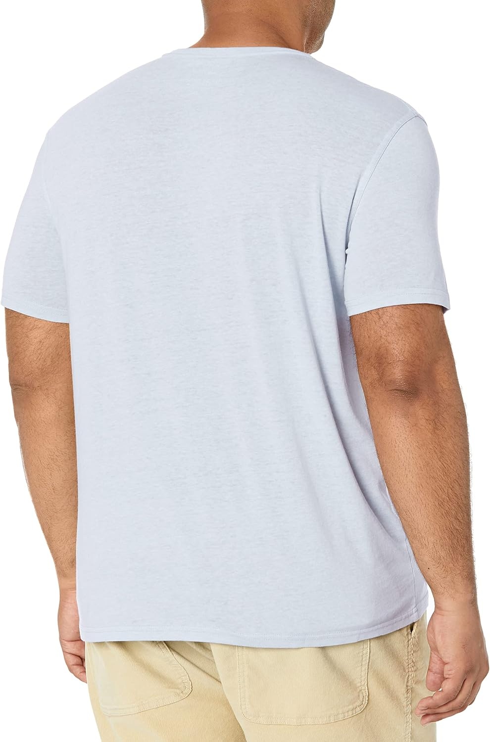 image:imageLucky Brand Mens Venice Burnout Notch Neck Tee ShirtBlue Fog