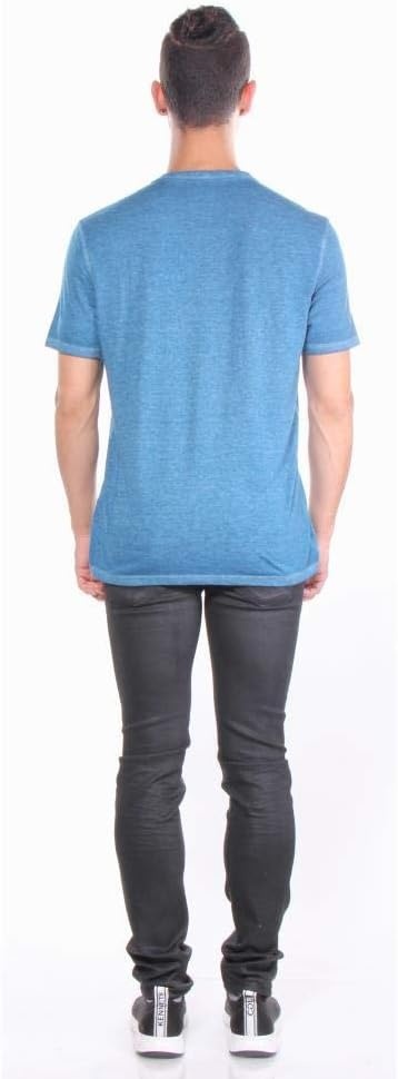 image:imageLucky Brand Mens Venice Burnout Notch Neck Tee ShirtBlue Steel