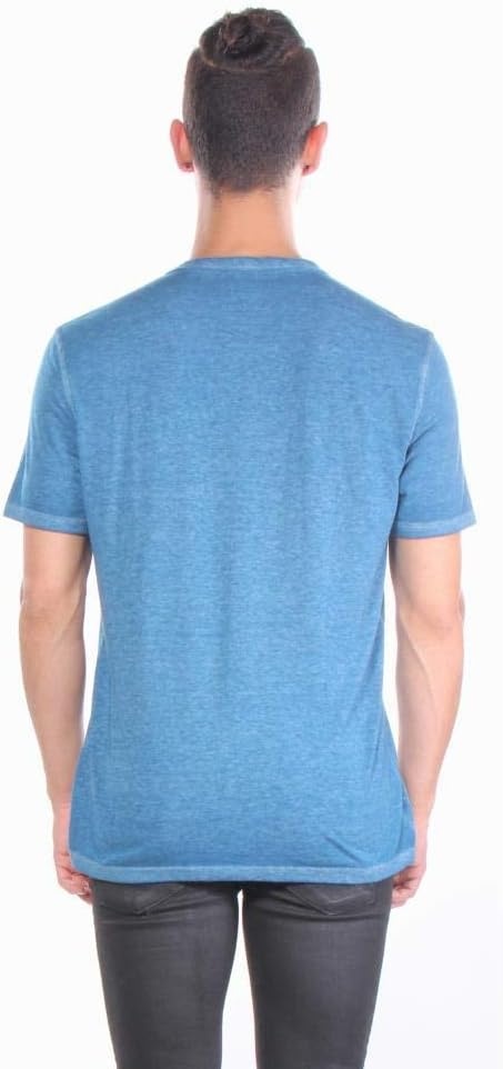 image:imageLucky Brand Mens Venice Burnout Notch Neck Tee ShirtBlue Steel