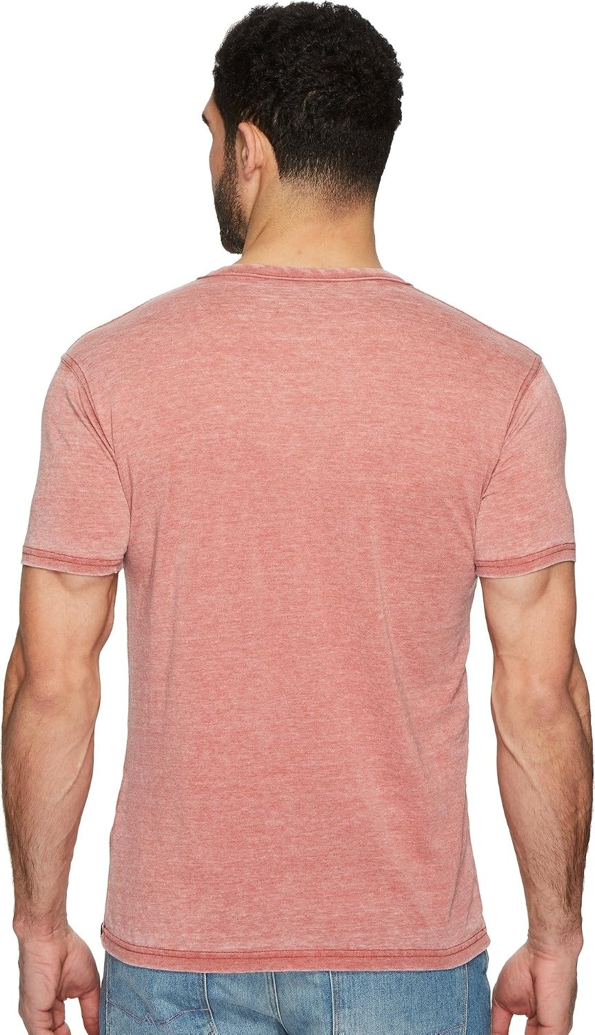 image:imageLucky Brand Mens Venice Burnout Notch Neck Tee ShirtCowhide