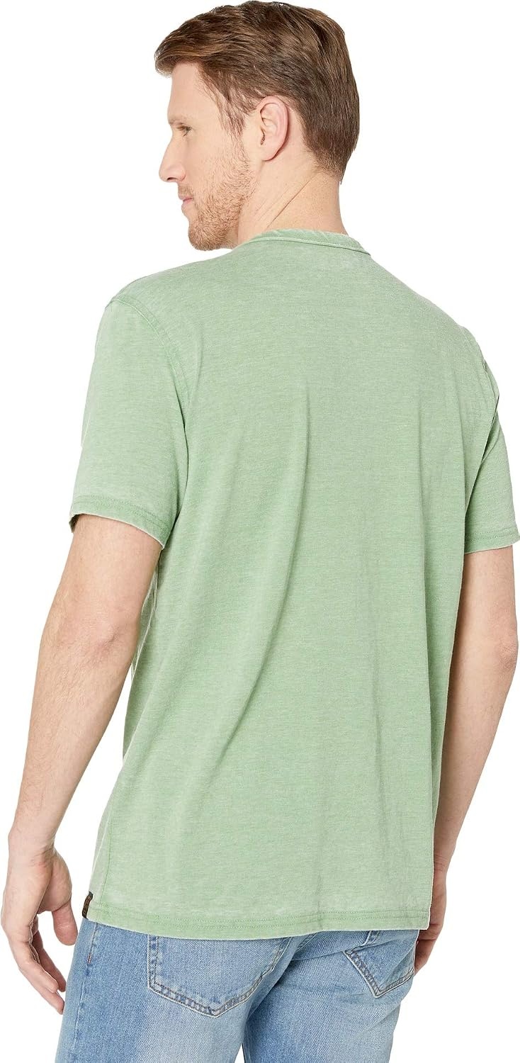 image:imageLucky Brand Mens Venice Burnout Notch Neck Tee ShirtEnglish Ivy