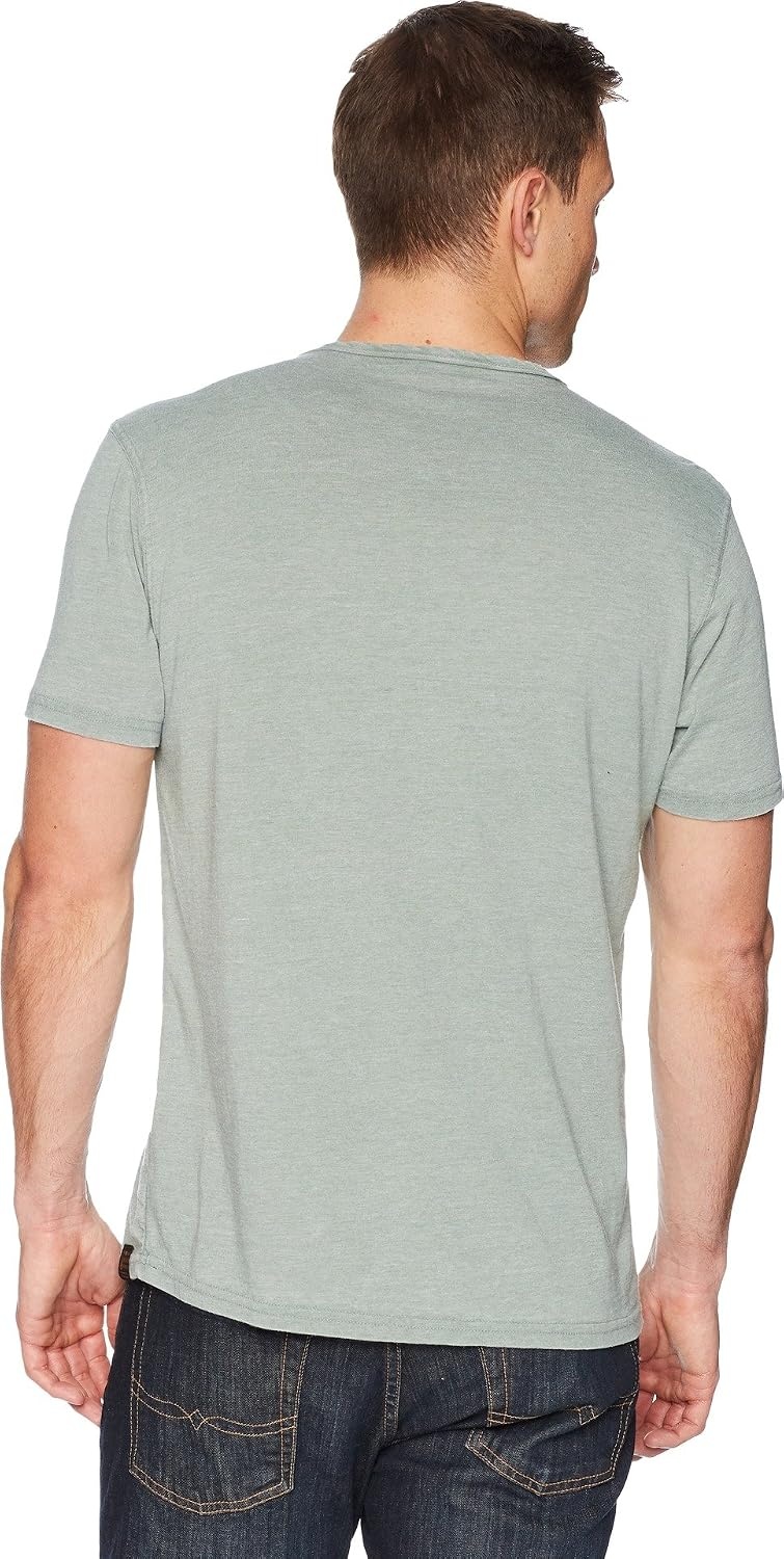 image:imageLucky Brand Mens Venice Burnout Notch Neck Tee ShirtLaurel Wreath