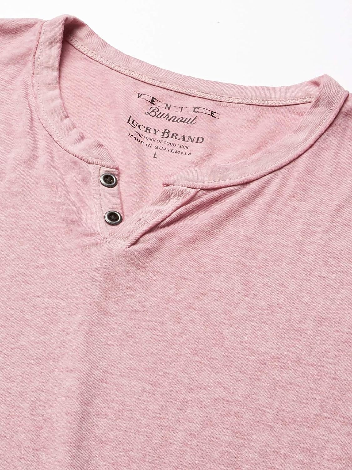 image:imageLucky Brand Mens Venice Burnout Notch Neck Tee ShirtZephyr