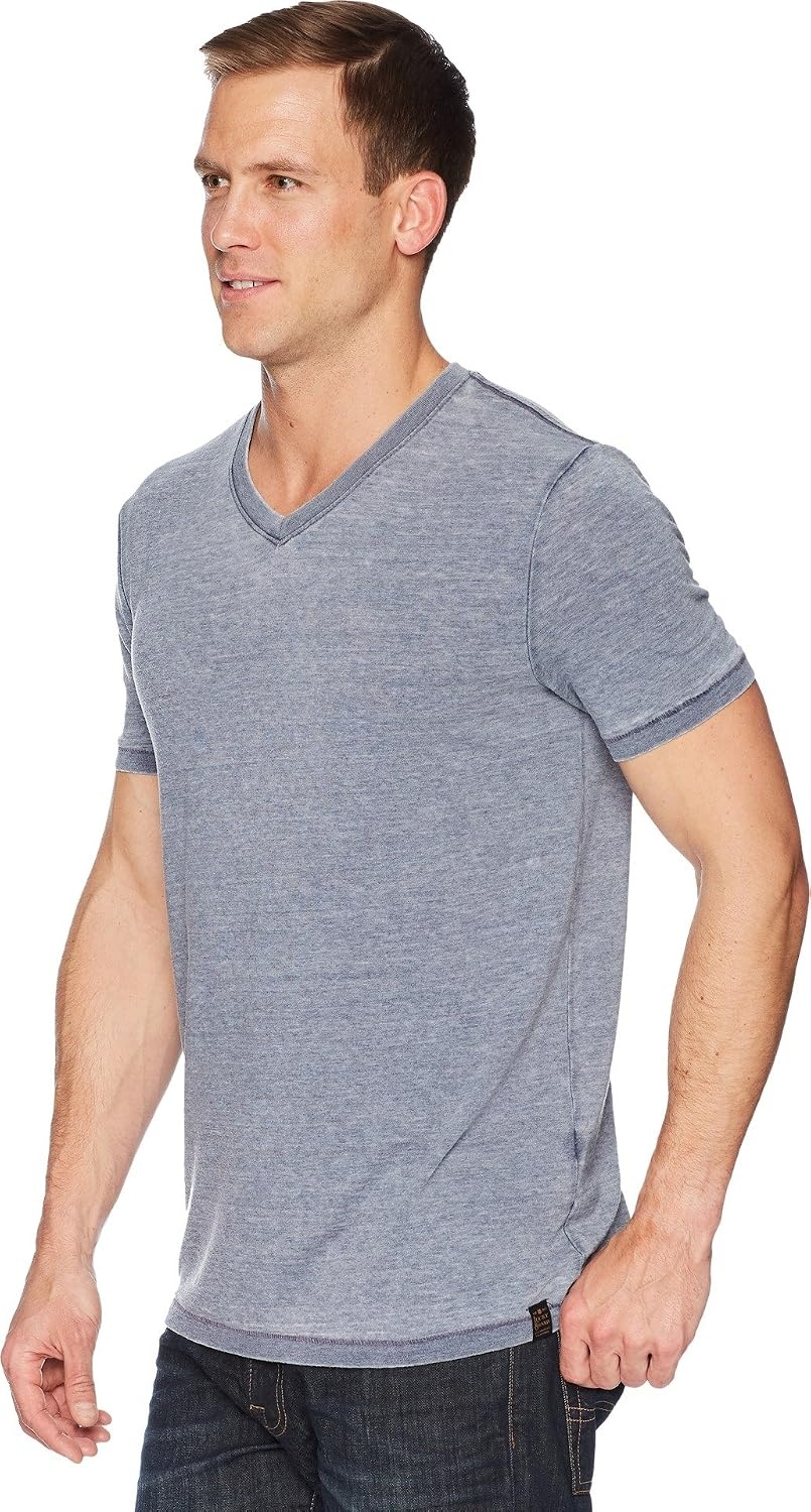 image:imageLucky Brand Mens Venice Burnout V Neck TeeAmerican Navy