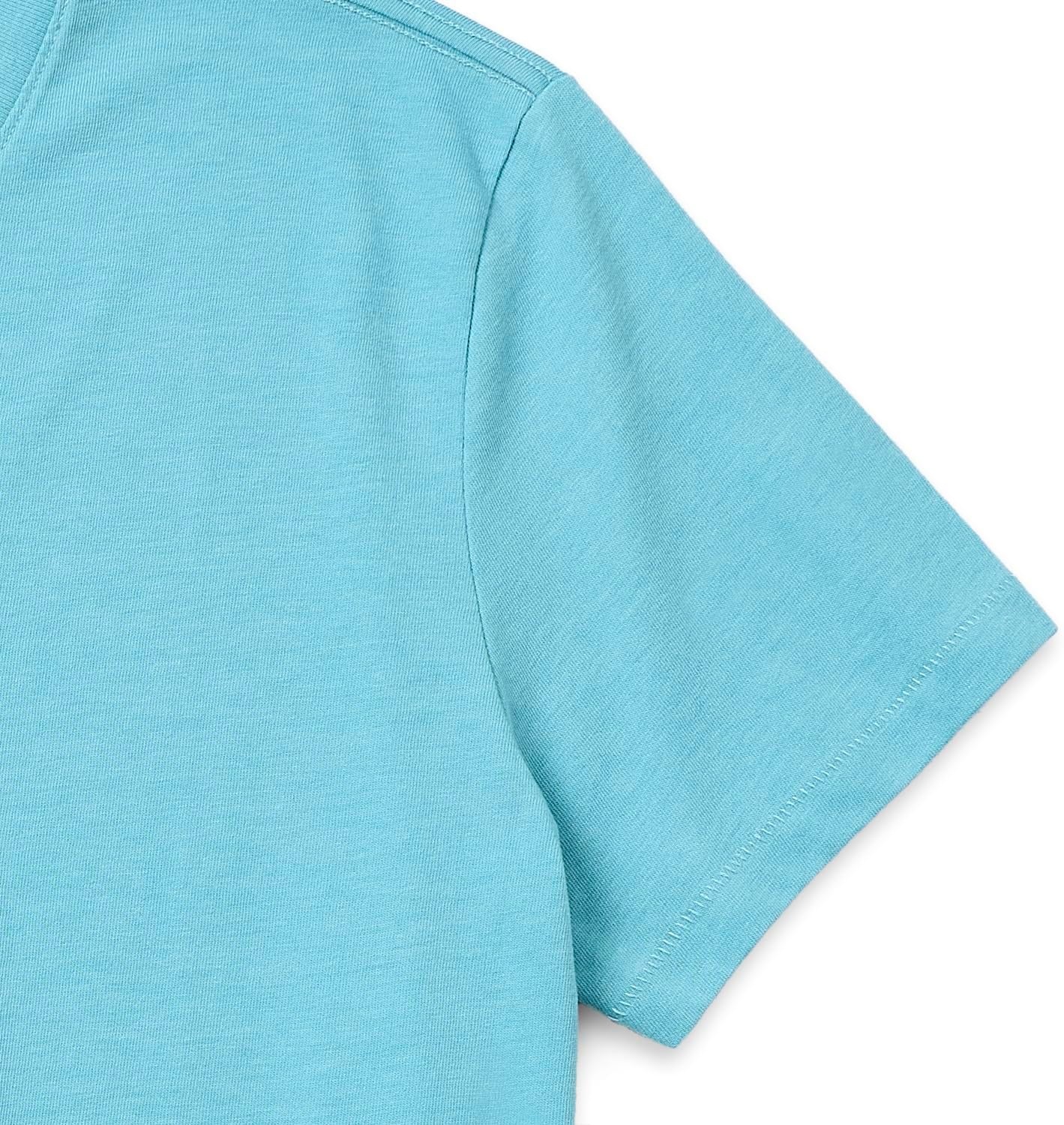 image:imageLucky Brand Mens Venice Burnout V Neck TeeDelphinium Blue