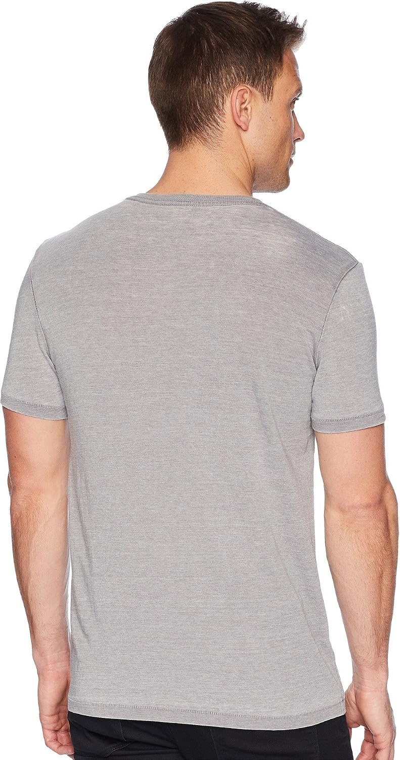 image:imageLucky Brand Mens Venice Burnout V Neck TeeFrost Grey
