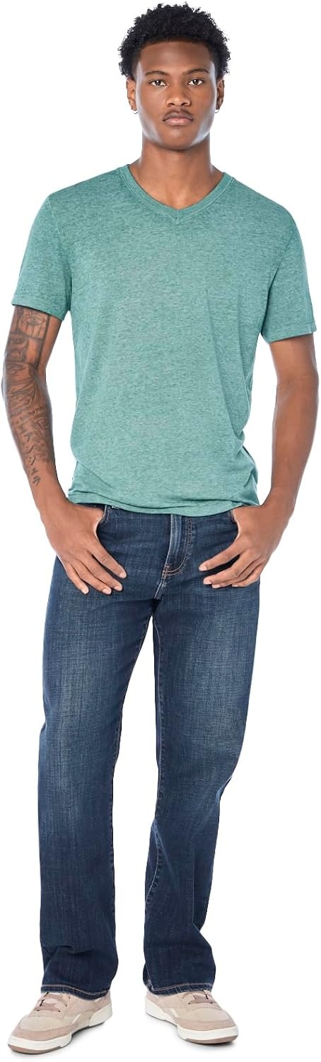 image:imageLucky Brand Mens Venice Burnout V Neck TeeJune Bug