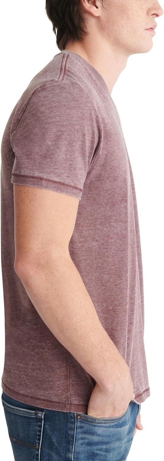image:imageLucky Brand Mens Venice Burnout V Neck TeePort Royale