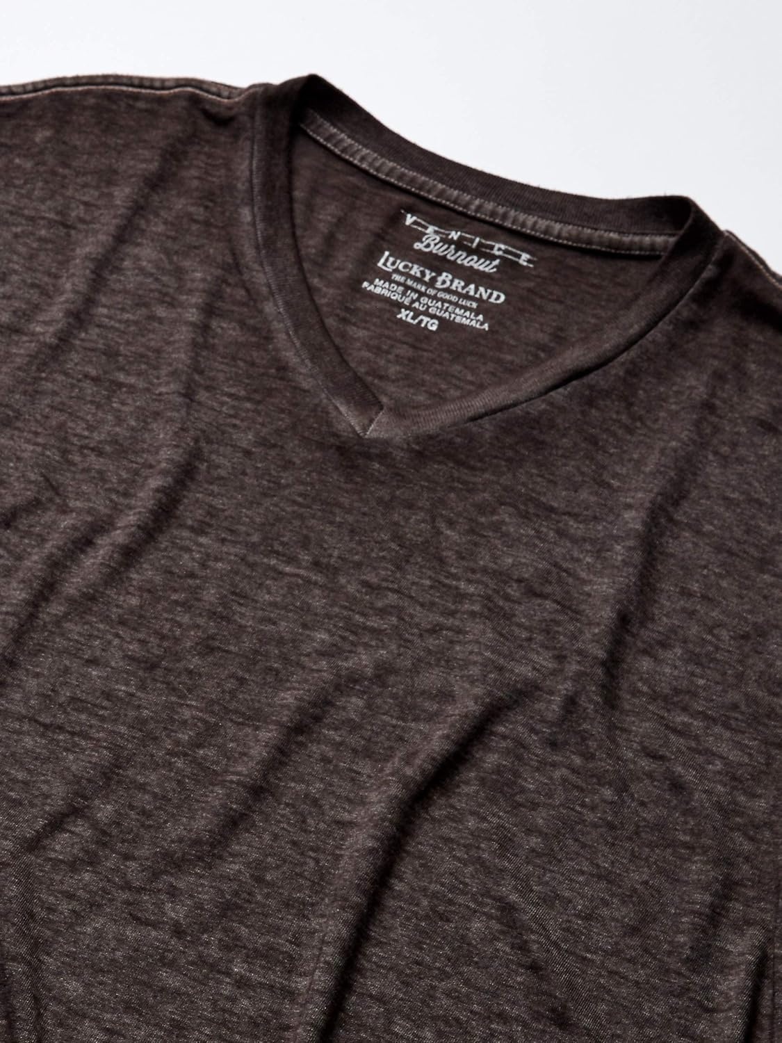 image:imageLucky Brand Mens Venice Burnout V Neck TeeRaven