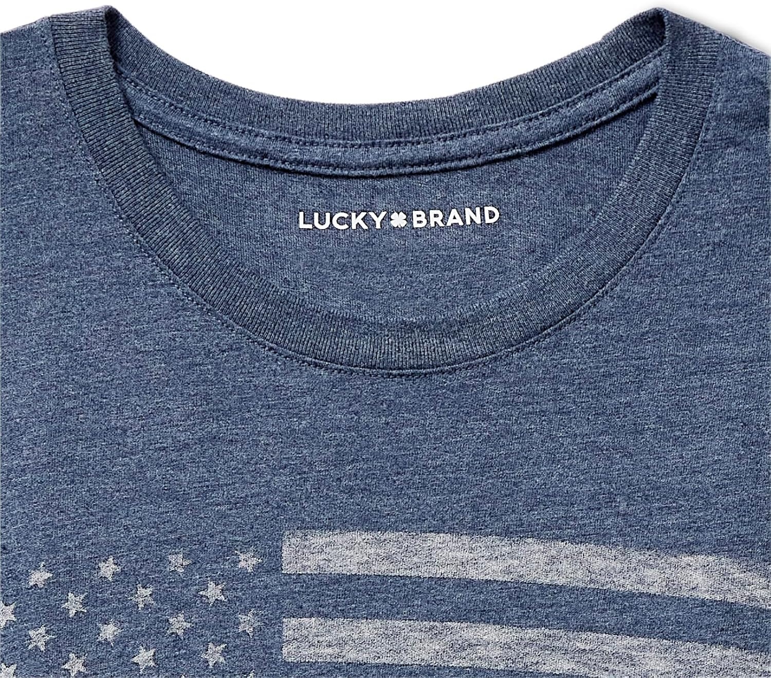image:imageLucky Brand USA Flag Graphic TeeAmerican Navy