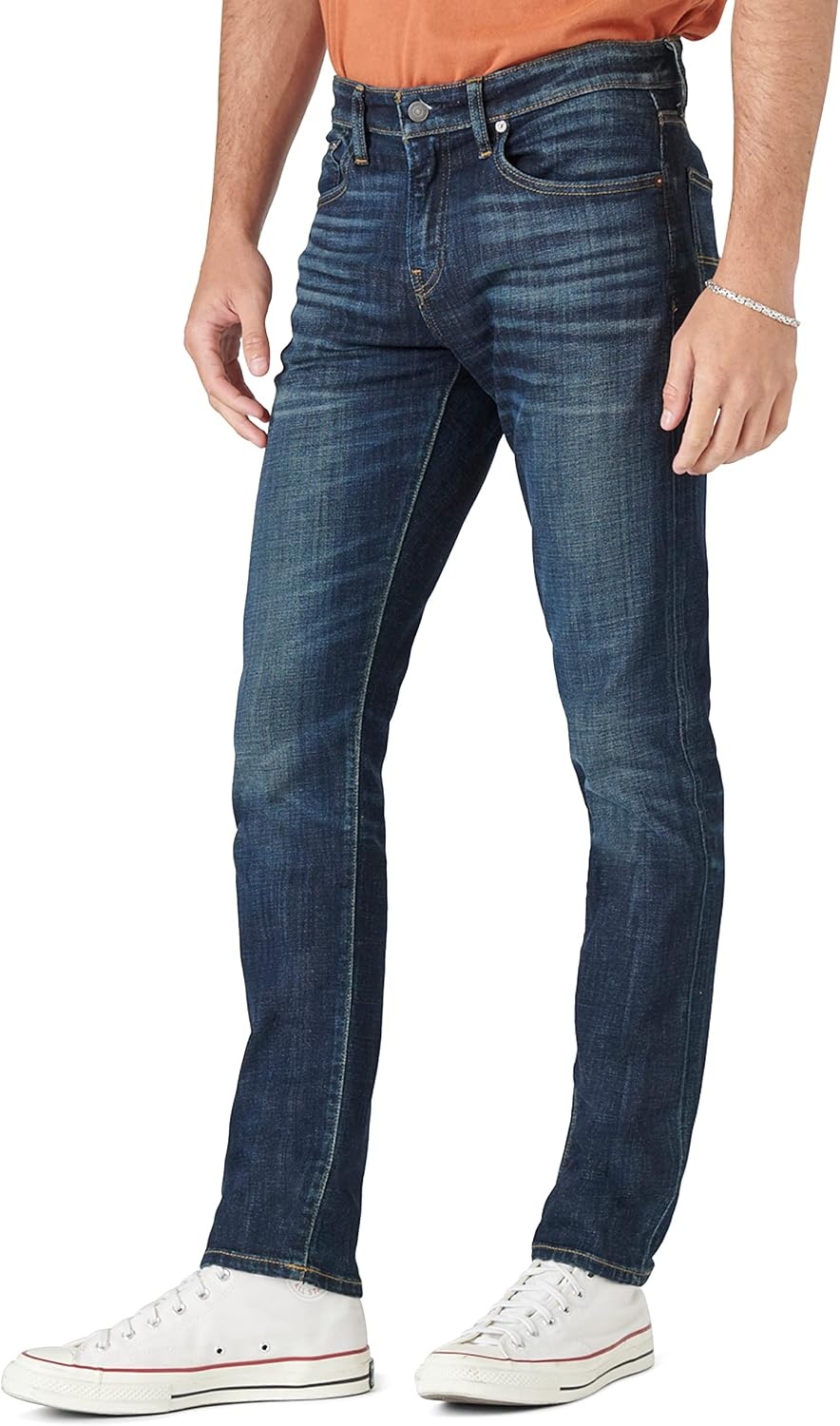 image:imageLucky Brands Mens 110 Slim Coolmax Stretch JeanLeon Park