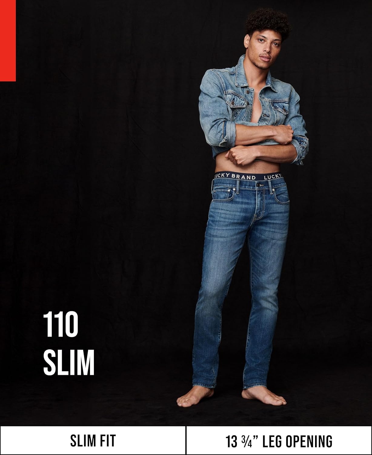 image:imageLucky Brands Mens 110 Slim Coolmax Stretch JeanMcarthur