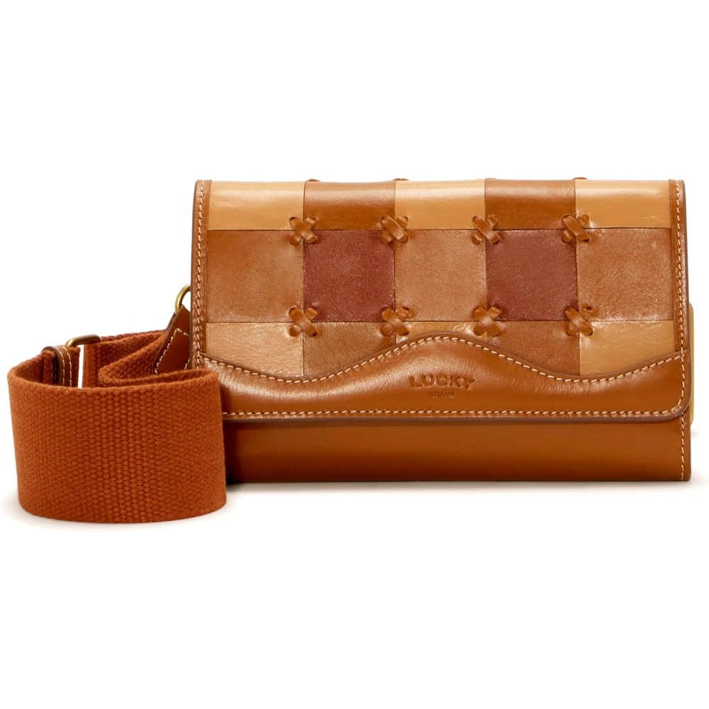 image:imageLucky Brand Cali Checkered Crossbody Wallet