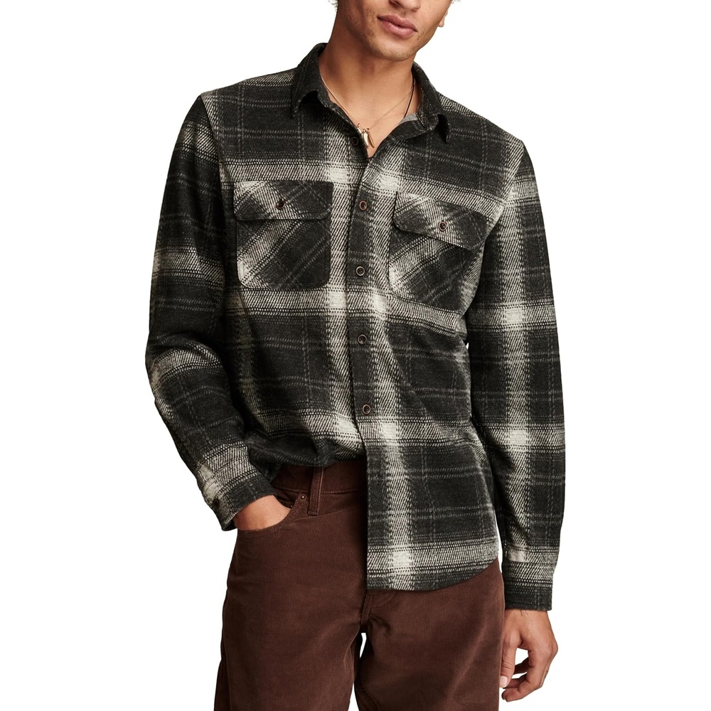 image:imageLucky Brand Mens Brushed Jersey ShirtBlack Multi