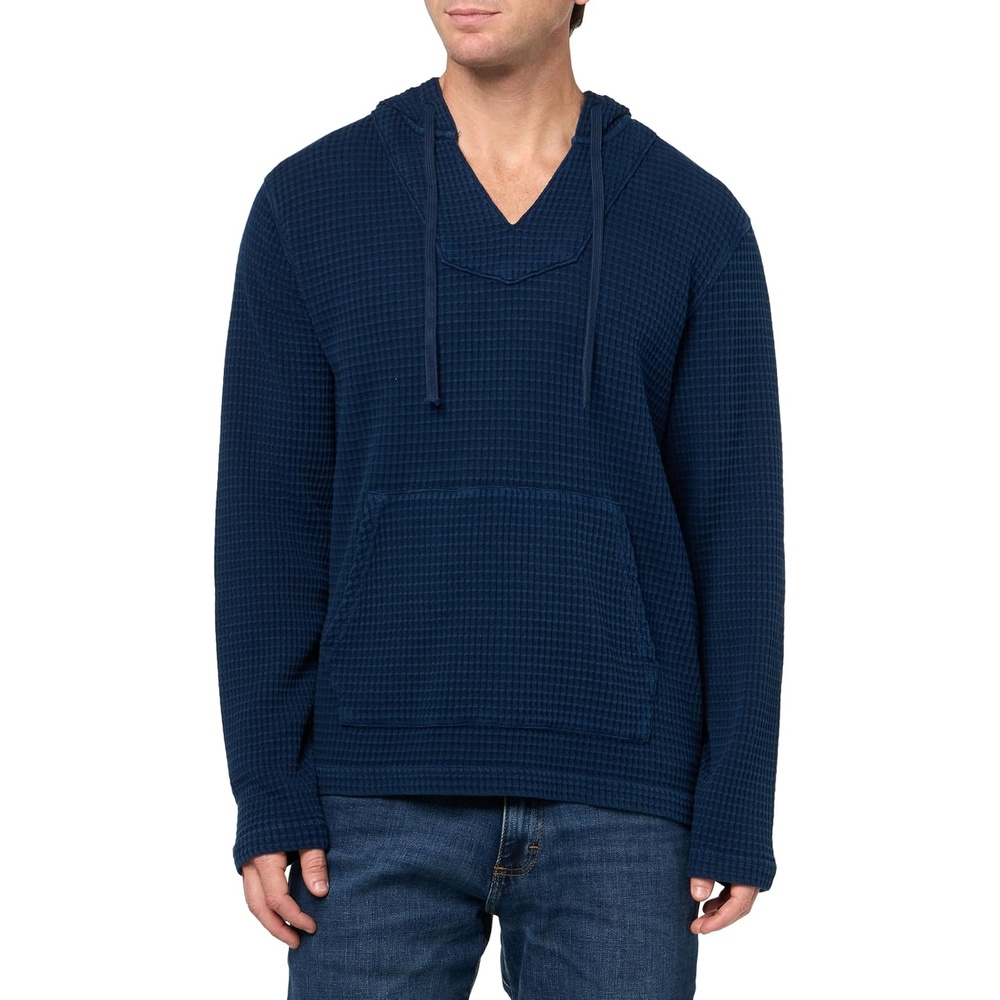 image:imageLucky Brand Mens Indigo Waffle Baja HoodieIndigo
