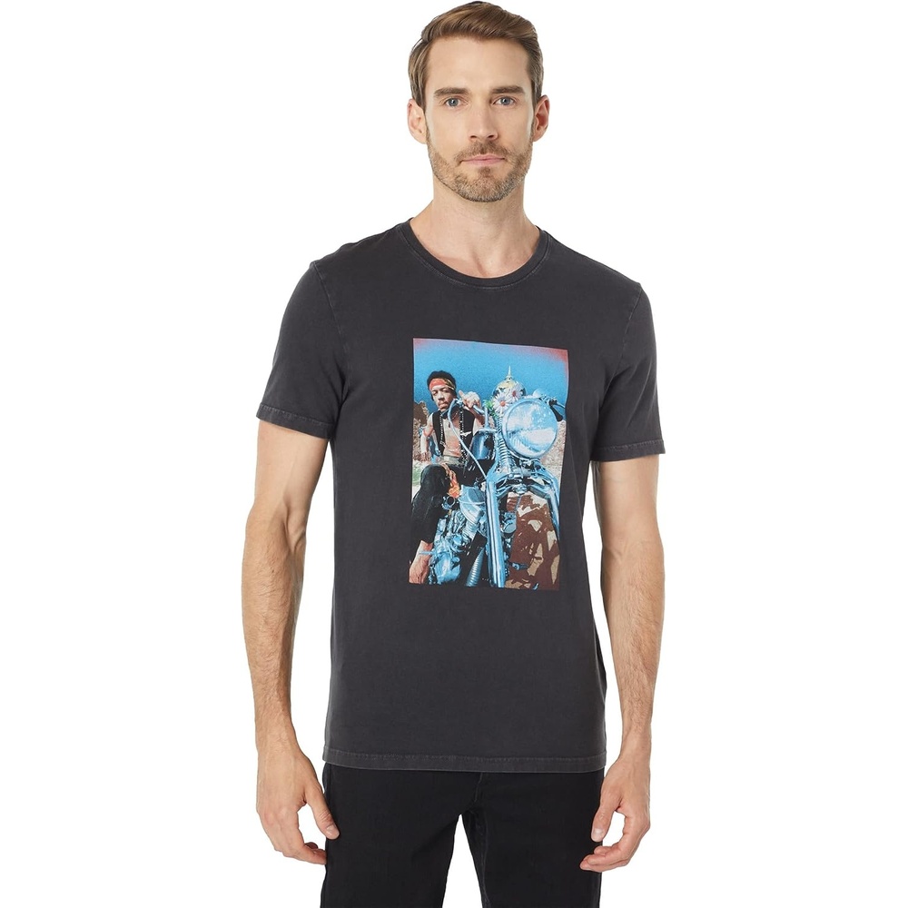 image:imageLucky Brand Mens Jimi Harley Photo TeeJet Black
