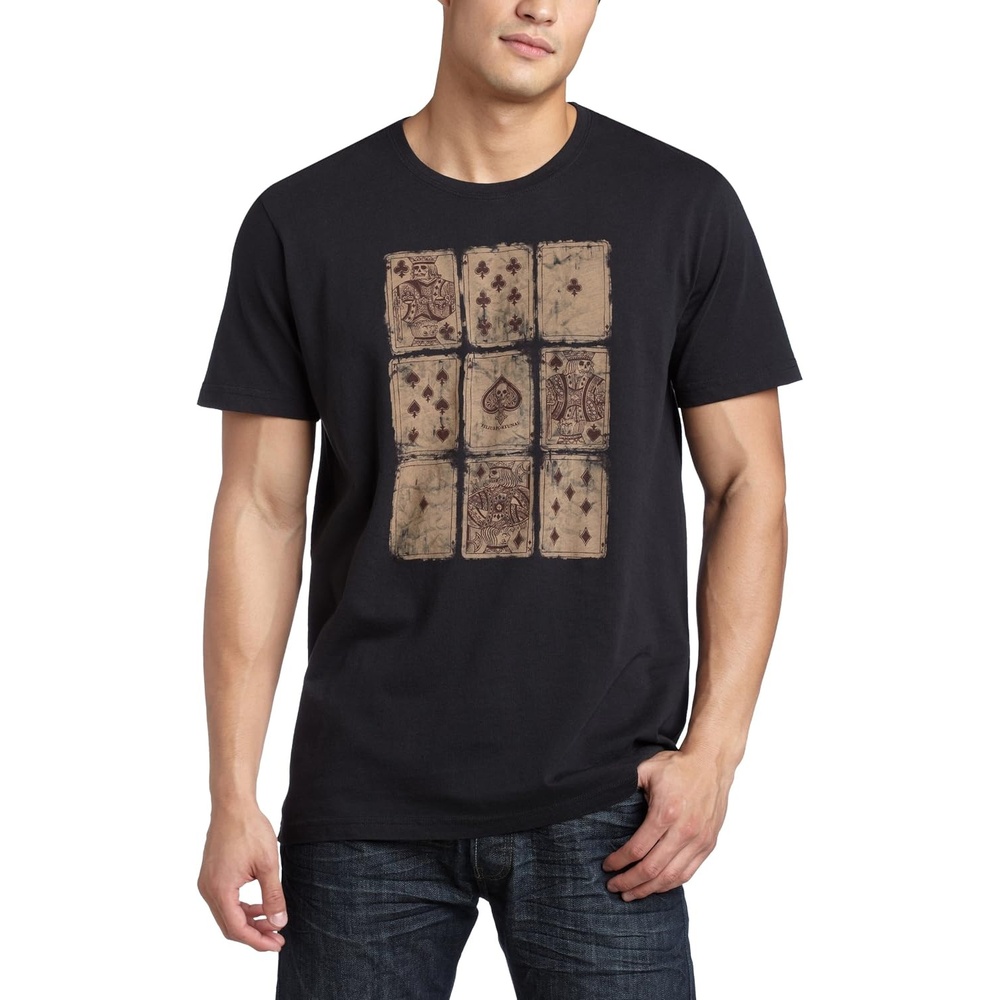 image:imageLucky Brand Mens Poker Cards Tee ShirtLucky Black