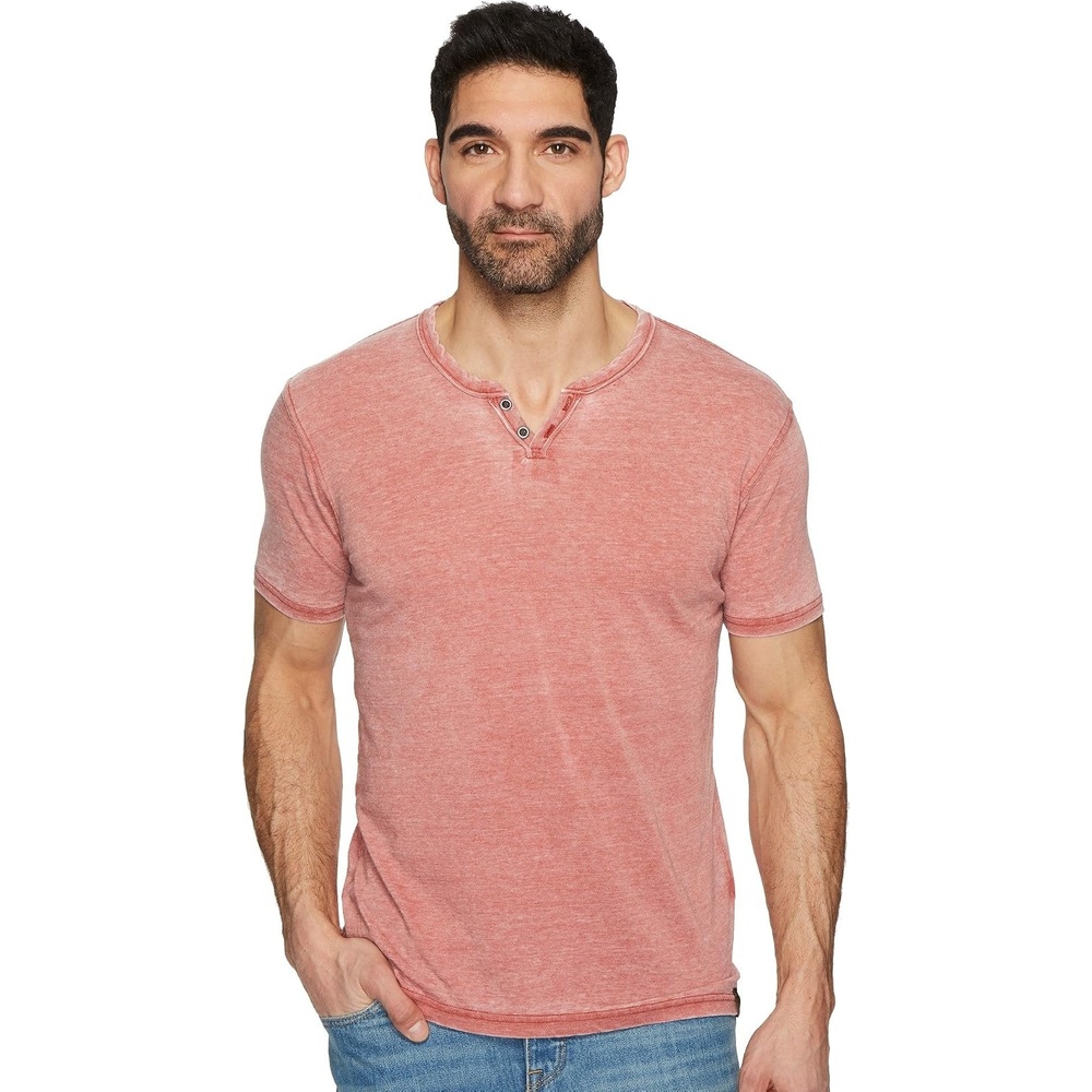 image:imageLucky Brand Mens Venice Burnout Notch Neck Tee ShirtCowhide