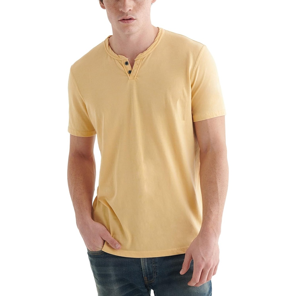 image:imageLucky Brand Mens Venice Burnout Notch Neck Tee ShirtJojoba