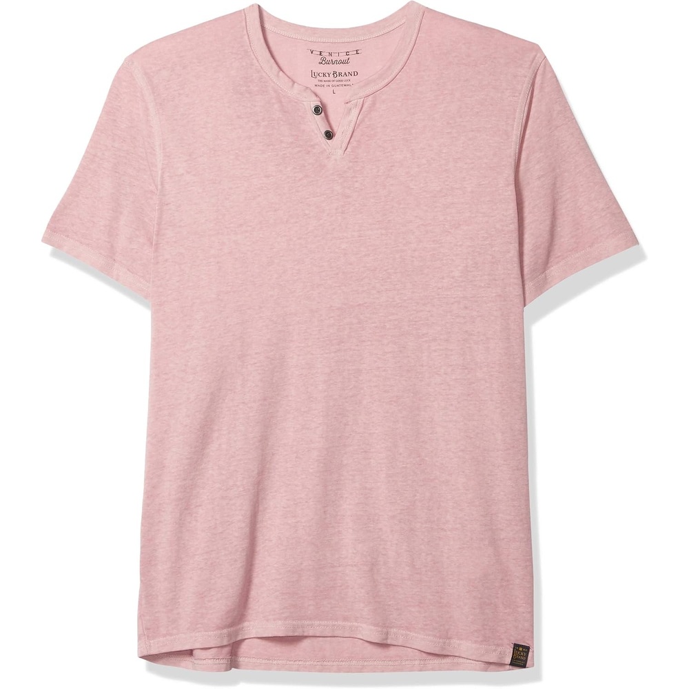image:imageLucky Brand Mens Venice Burnout Notch Neck Tee ShirtZephyr
